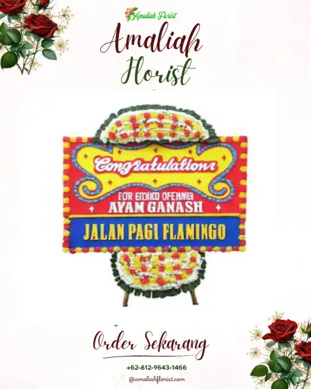 Sewa Papan Bunga Selopampang